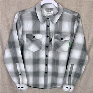 Off the Grid NWT Women’s Small Bailey Plaid Flannel Shirt Long Sleeve‎ Button-Up